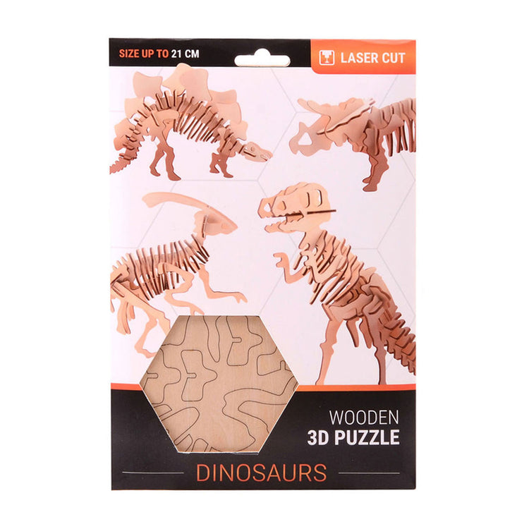 Kit de construcción de madera Dinosaurus 3D