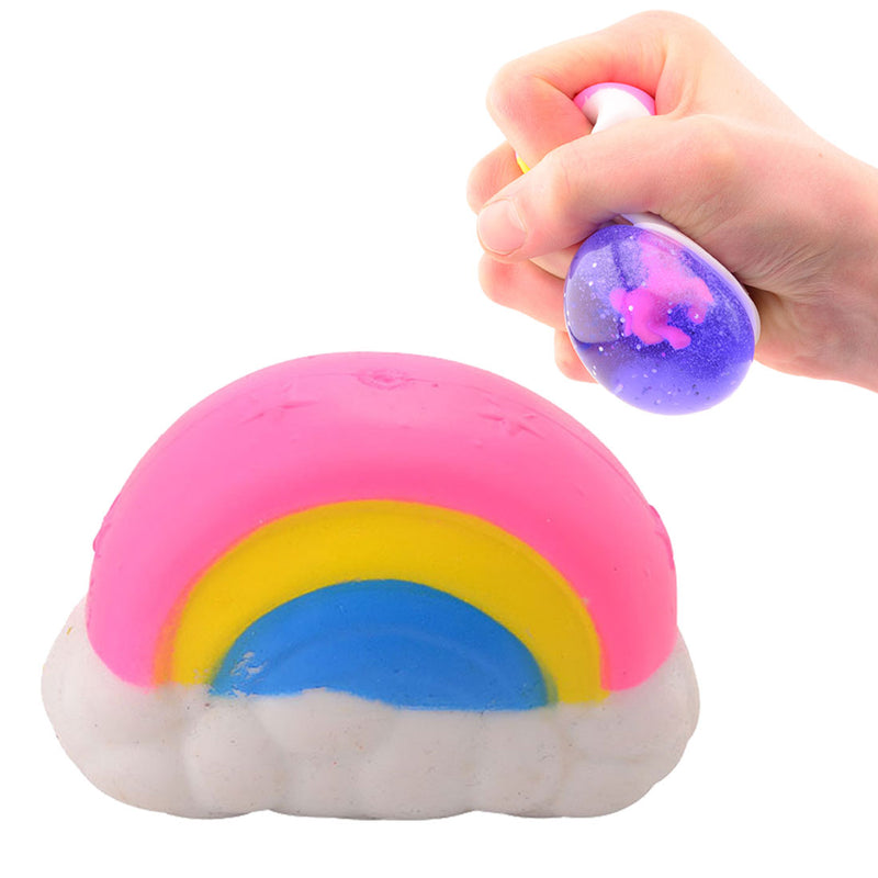 Spremi arcobaleno con unicorno