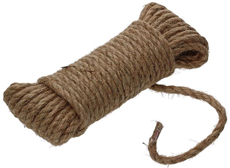 Mack 1013966 - jute rope twisted strand 6mm 10m | 5 pieces