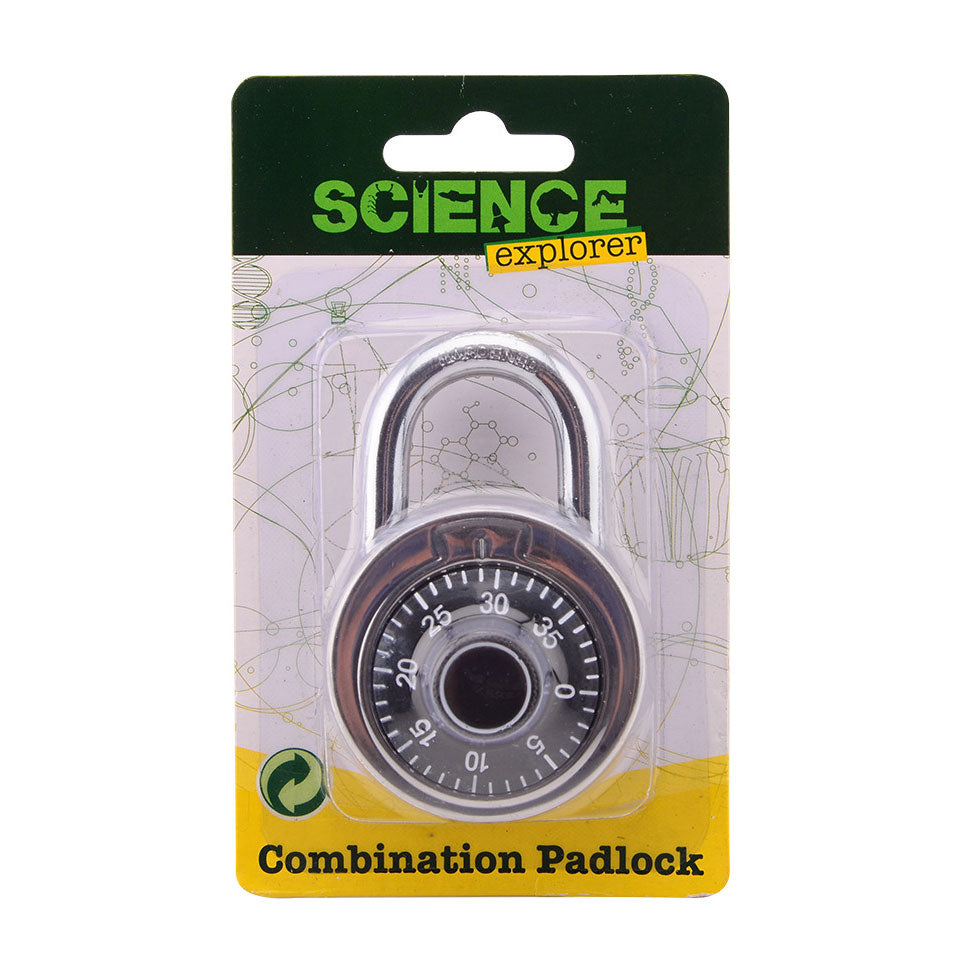 Johntoy Science Explorer Padlock con combinazione numerica