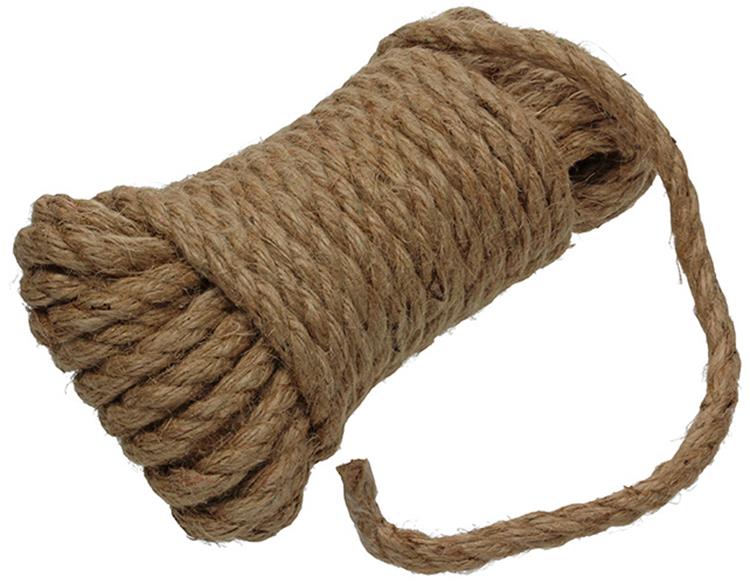 Mack 1013967 - jute rope twisted strand 8mm 10m | 5 pieces