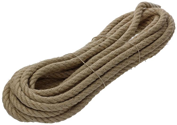 Mack 1013969 - corda di iuta trefolo ritorto 12mm 10m | 5 pezzi