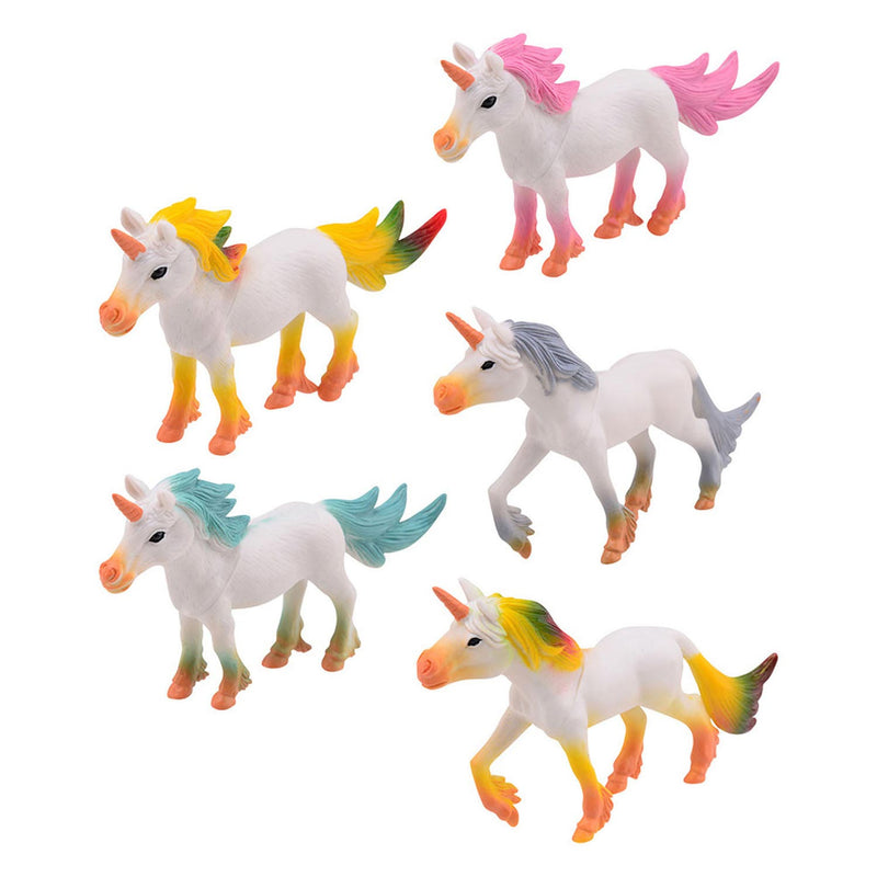 Johntoy Unicorn Play Figures, 5st.
