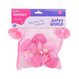 Johntoy happy world eenhoorn badfiguren, 6st. - afbeelding 2