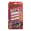 Johntoy vingerskateboard set, 4dlg.