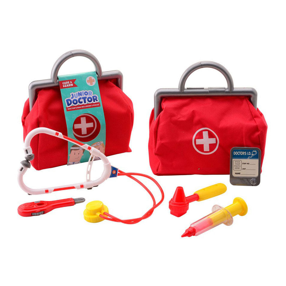 JOHNTOY Doctor's Bags con accesorios, 6dlg.