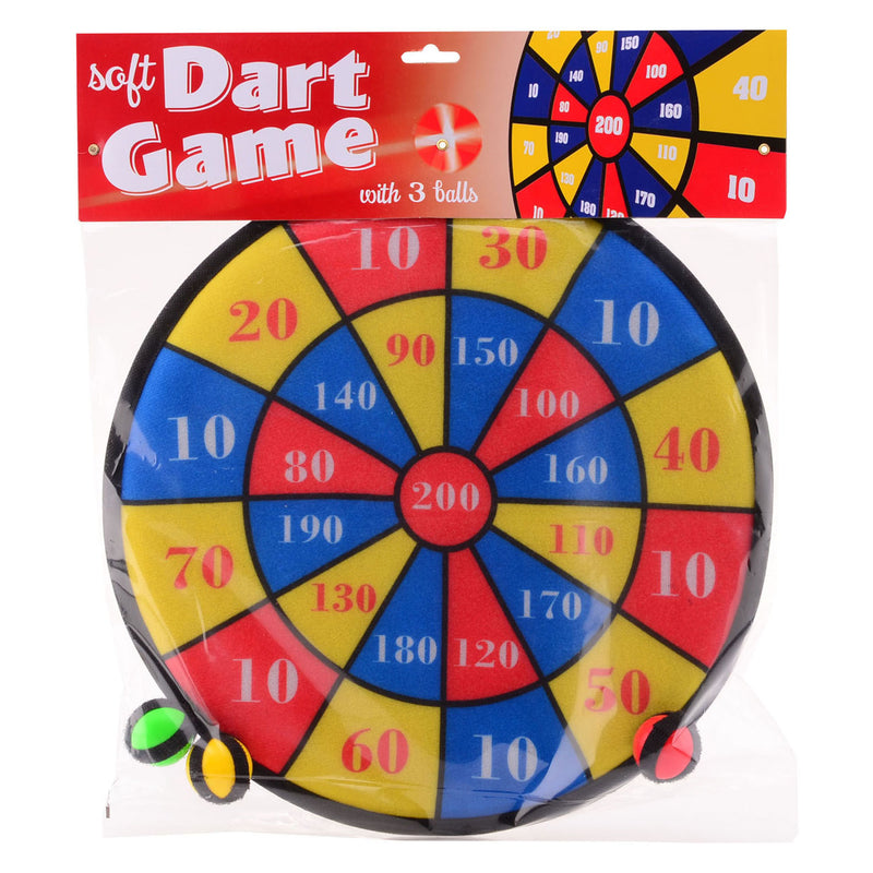Johntoy Velcro Dartspel con 3 palle, 36 cm
