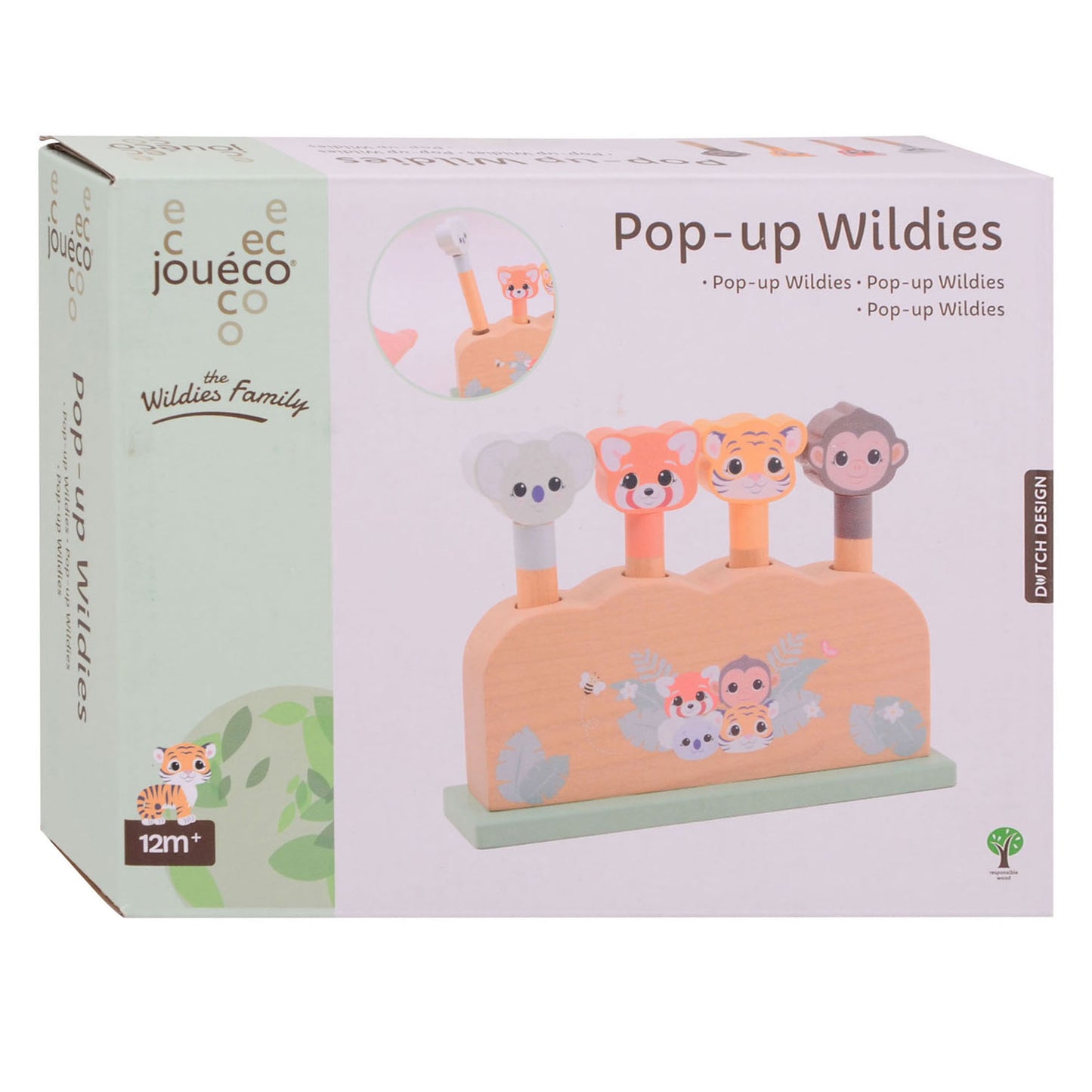 Johntoy joueco the wildies houten pop-up wildies