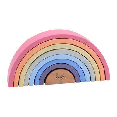 Rainbow di joueco in legno, 8dlg.