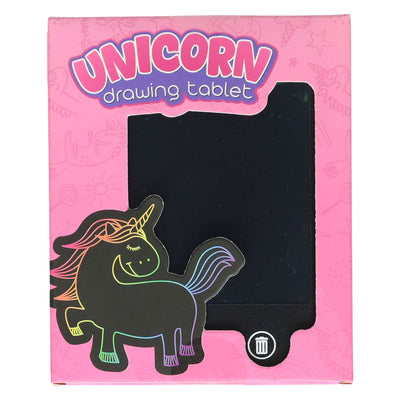 Johntoy regenboog unicorn teken tablet, pocket editie in display