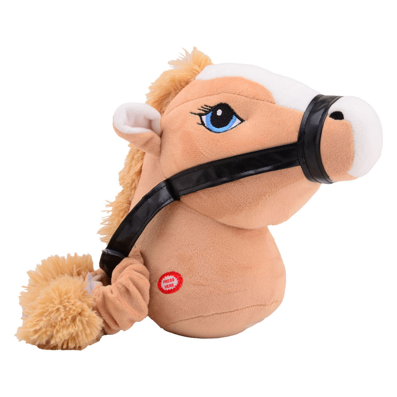 Holly Horse Horse Head Light Brown con elastico
