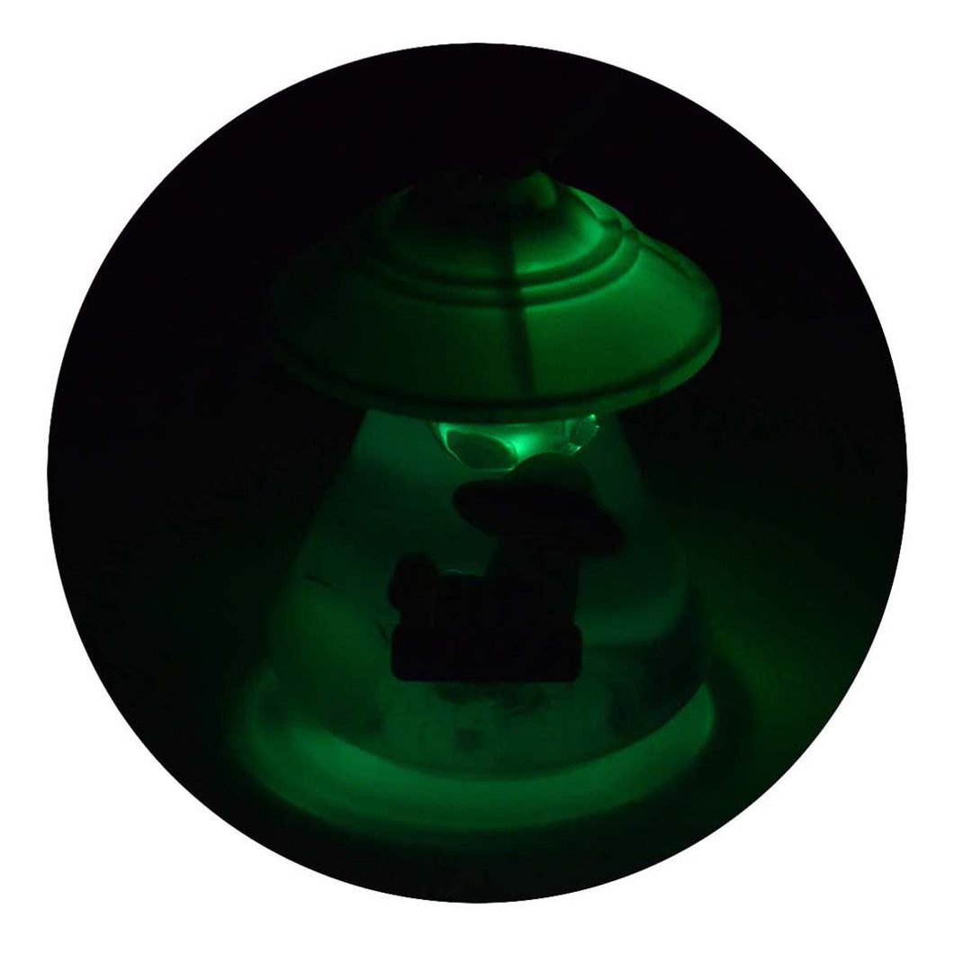 Johntoy ufo slime con luce e bagliore nell'alieno scuro