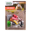 Johntoy set de juego de animales de granja 12 piezas en cartón