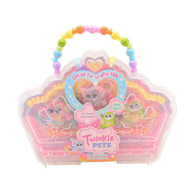 Johntoy Twinkle Pets: set di perline in scatola da principessa