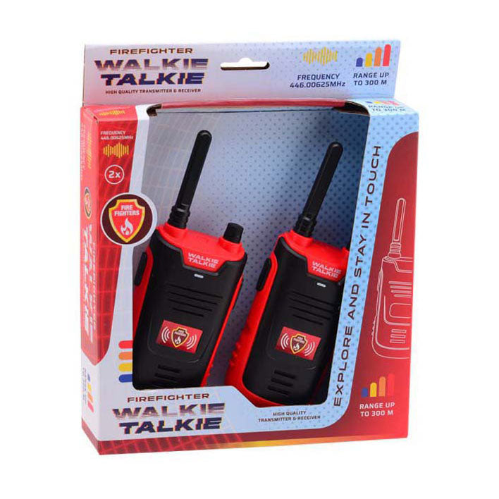 Johntoy walkie talkie bomberos 300m
