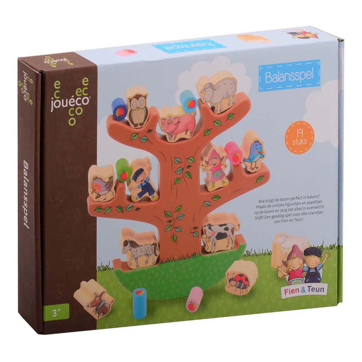 Johntoy jouéco® fien teun legno d'albero in equilibrio