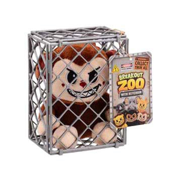 Johntoy peluche animal en jaula 6 surtidos