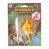 Johntoy cut out dino slijm skelet op kaart 6 assorti - afbeelding 3