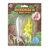 Johntoy cut out dino slijm skelet op kaart 6 assorti - afbeelding 4