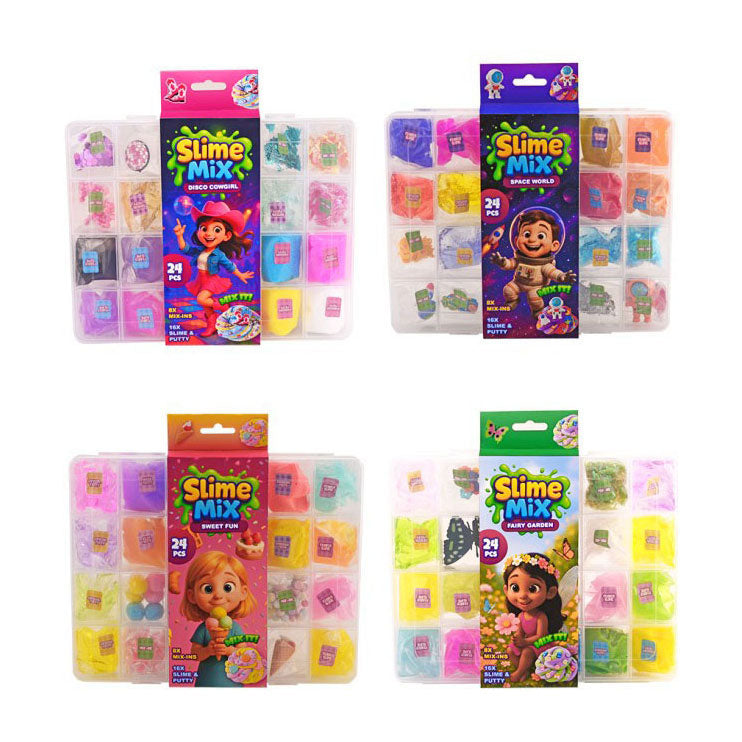 Stucco, slime e accessori Johntoy - 24 pz.