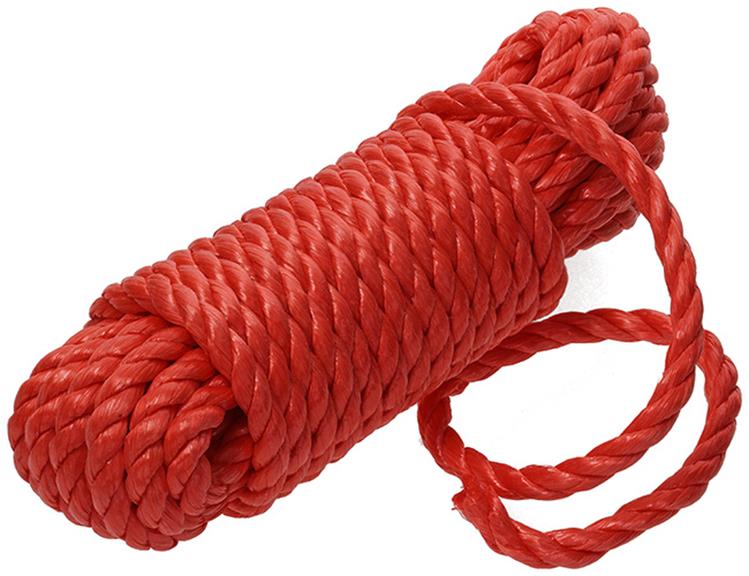 Mack 1014010 - pp twisted orange strand 10mm 10m | 5 pieces