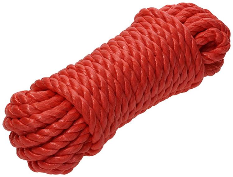 Mack 1014010 - Hilo naranja retorcido pp 10mm 10m | 5 piezas
