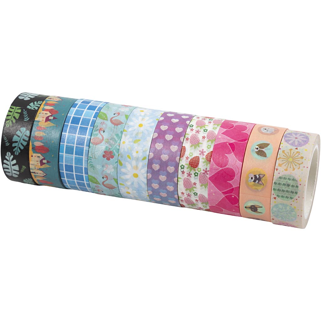 Nastro per mascheratura Creative Company, l: 15 mm, 10x10 m 1 scatola