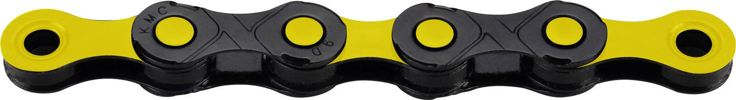 KMC Bicycle Chain DLC 12 - 126 Schakels (giallo nero)