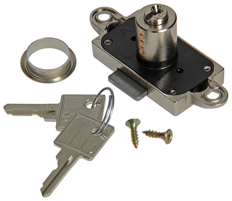 Mack 1014019 - cerradura de armario cilíndrica de superficie ø 20 mm l20 mm | 5 piezas