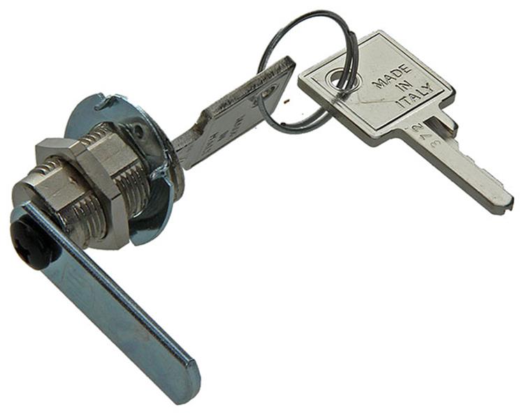 Mack 1014020 - Cerradura para armario con letras niquelada 20 mm | 5 piezas