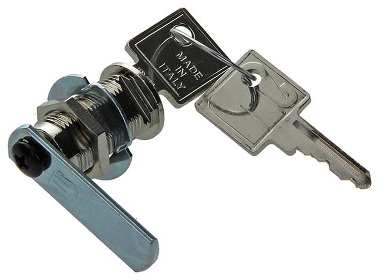 Mack 1014021 - Cerradura para armario con letras niquelada 25 mm | 5 piezas