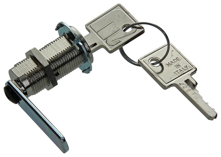 Mack 1014022 - Cerradura para armario con letras niquelada 30 mm | 5 piezas