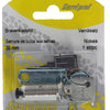 Mack 1014022 - Cerradura para armario con letras niquelada 30 mm | 5 piezas