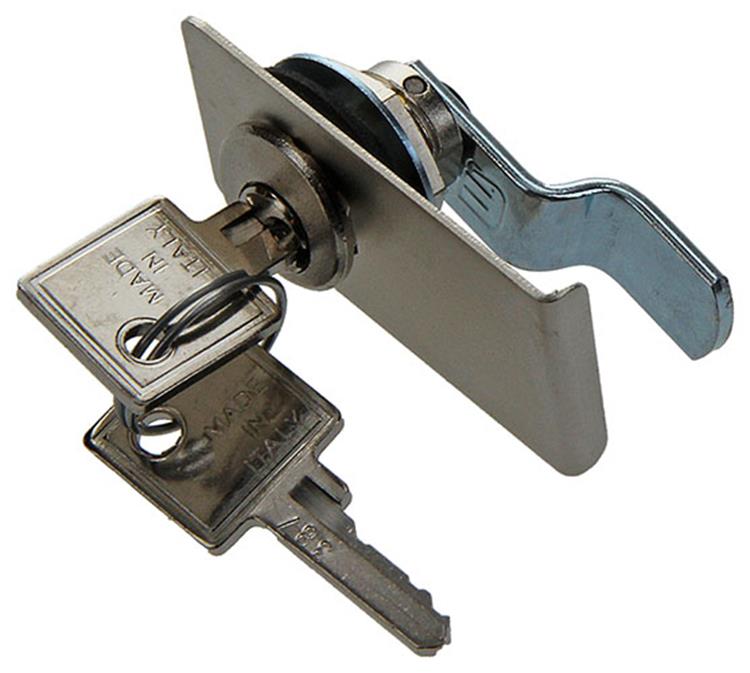 Mack 1014023 - cerradura cilíndrica de superficie para puerta de cristal 16 mm | 5 piezas