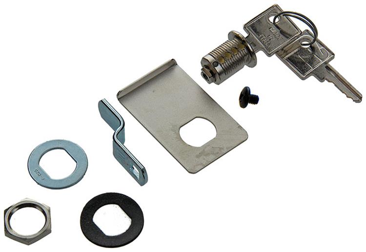 Mack 1014023 - cerradura cilíndrica de superficie para puerta de cristal 16 mm | 5 piezas