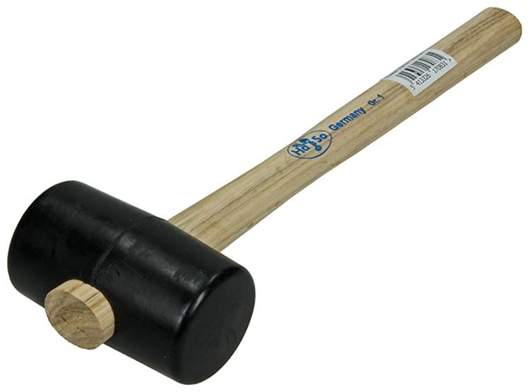 1010740 - martillo de goma es.st.no. 1 90x55mm 300gr | 3 piezas