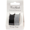 VIVI GADE MASKING NAST, B: 15 mm, nero, 2 rotoli 1 scatola