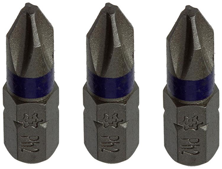 Mack 1018290 - punta destornillador ph2 l25mm 3uds | 5 piezas