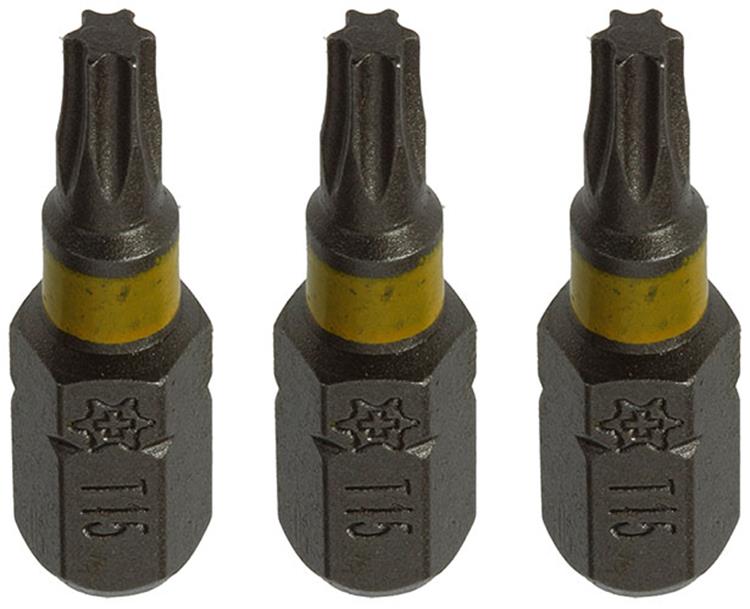 Mack 1018302 - punta de tornillo t15 l25mm 3uds | 5 piezas