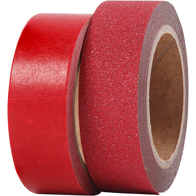 Nastro per mascheratura Vivi Gade, l: 15 mm, rosso, 2 rotoli 1 scatola