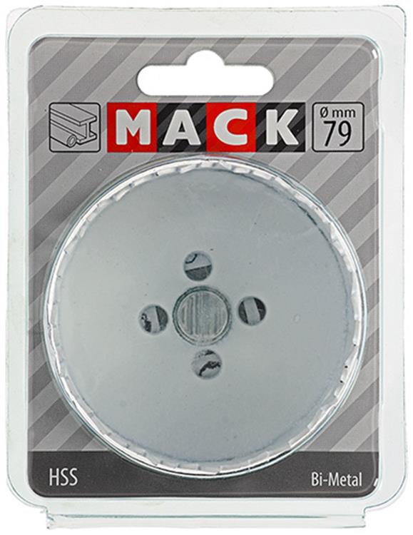 Mack 1018334 - sierra de corona bimetálica ø 79mm | 3 piezas