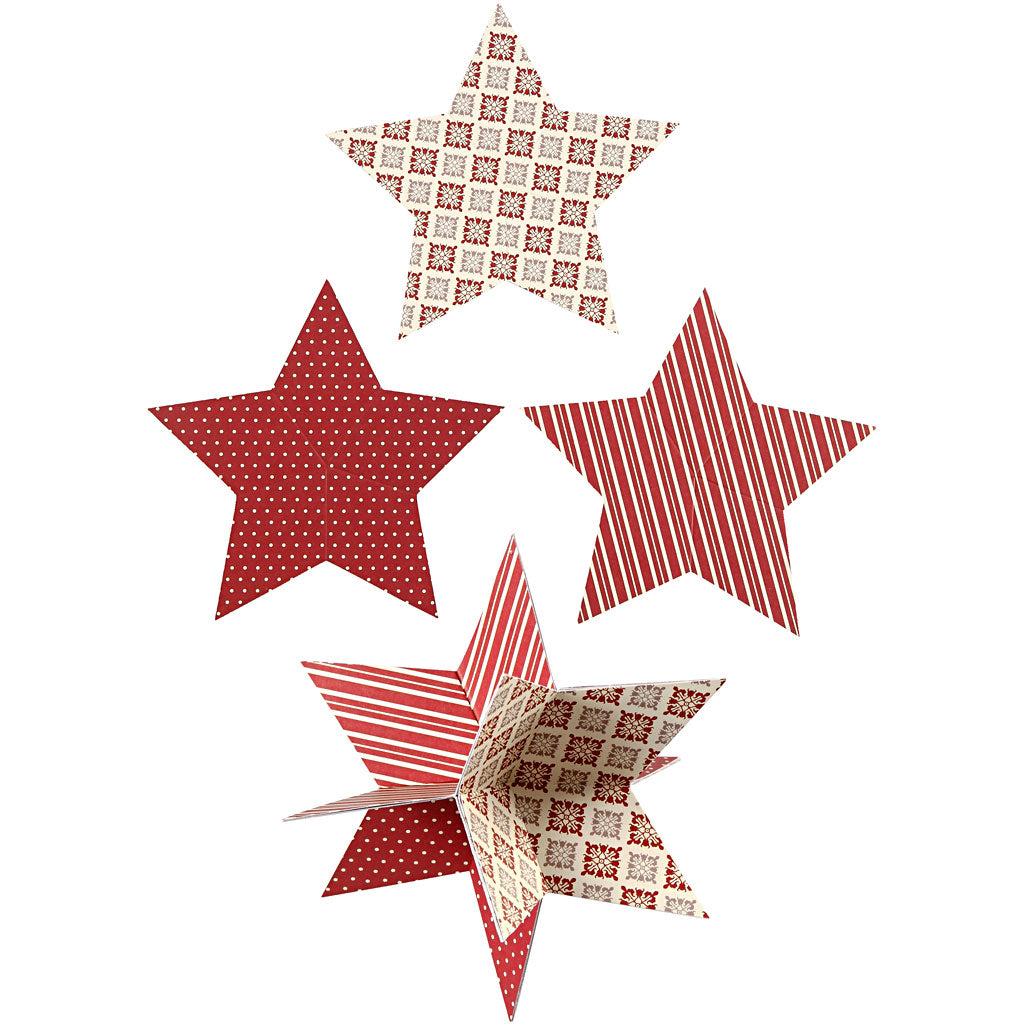 Vivi gade estrellas 3d, d 15 cm, 300 gr, 3 piezas 1 caja