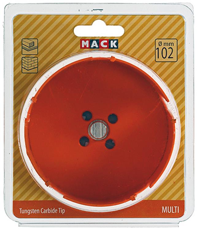 Mack 1018355 - sierra de corona multi TCT ø 102 mm | 3 piezas