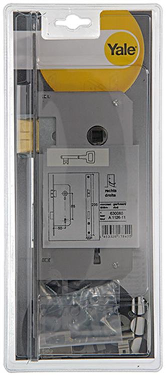 Yale 1019014 - 1 cerradura de embutir doble derecha a1126 50mm | 1 pieza