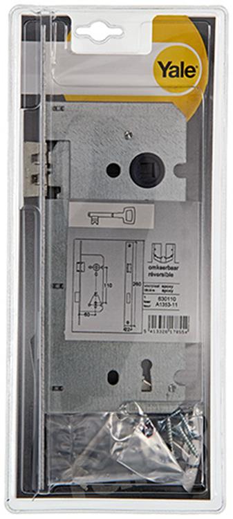 Yale 1019029 - 1 cerradura de embutir doble l r a1353 60mm | 1 pieza