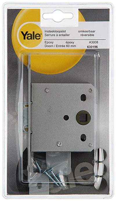 Yale 1019068 - 1 insteekloopslot epoxy l r a3008 60mm | 3 stuks