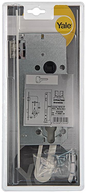 Yale 1019070 - 1 cerradura de embutir blanca a2690 24v pz 50mm | 1 pieza