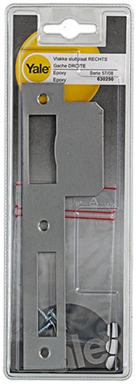 Yale 1019082 - 1 cerradero plano serie 57 08 derecha | 5 piezas