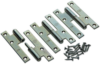 Yale 1019136 - 3 stalen paumellen verzinkt rechts 110x60mm | 5 stuks