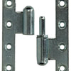 Yale 1019143 - 3 bisagras pesadas chapadas en esquina derecha 110x70mm | 2 piezas